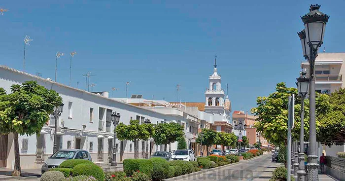 De uitgestrekte zandstranden en de kustlijn van Isla Cristina in de provincie Huelva