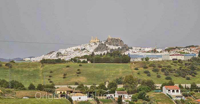 Olvera in de provincie cadiz