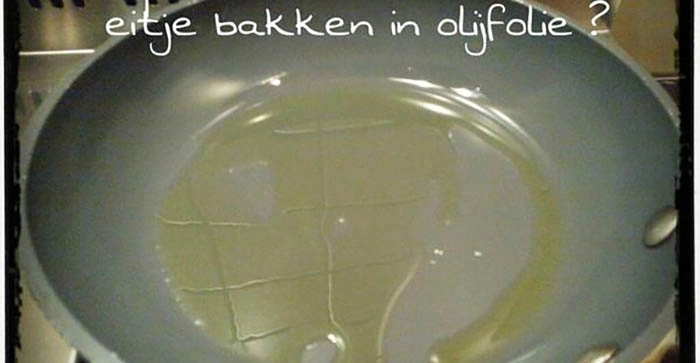 Hoe bak ik een ei in olijfolie