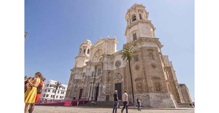 De Kathedraal van Cadiz stad