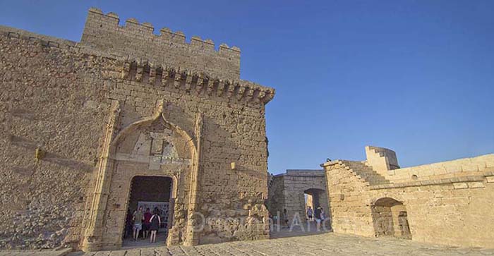 Het kasteel van Almeria stad