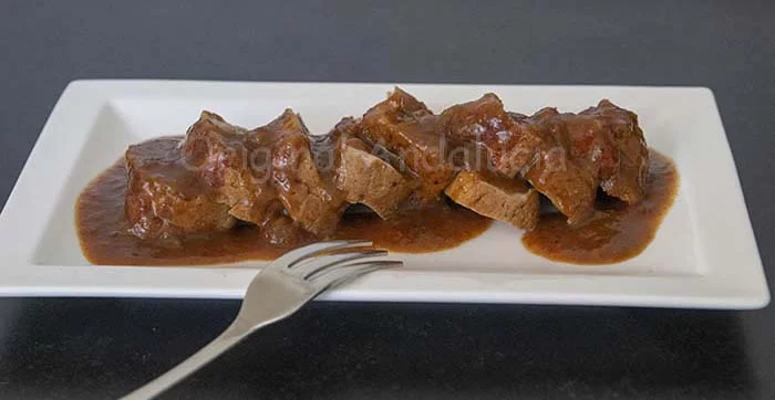 Varkenshaas in Mozarabe saus