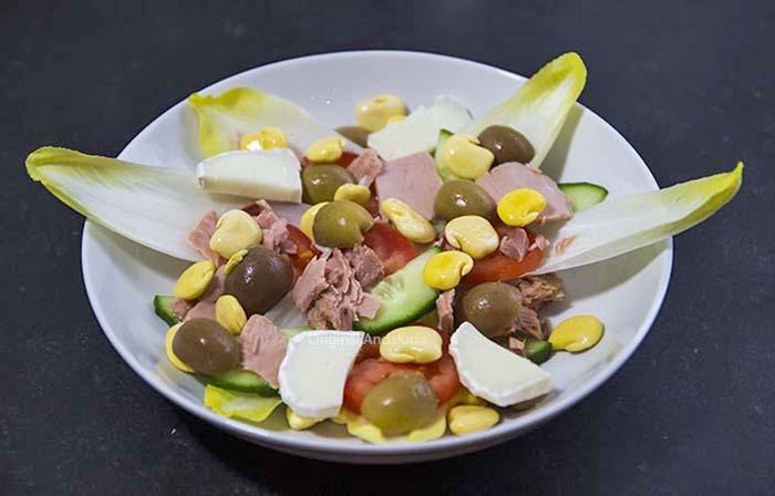 Salade met Lupinebonen