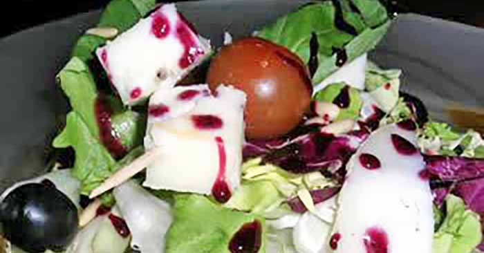 Salade met geitenkaas