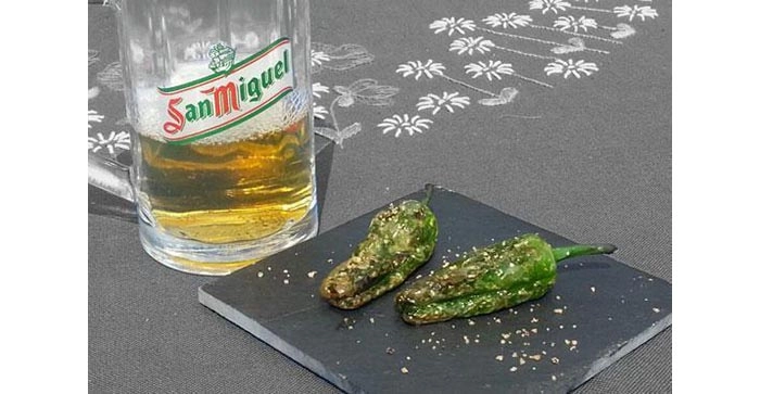 tapa pimientos del padron