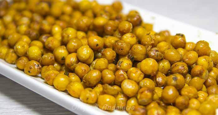 Geroosterde Kikkererwten, een gezonde snack