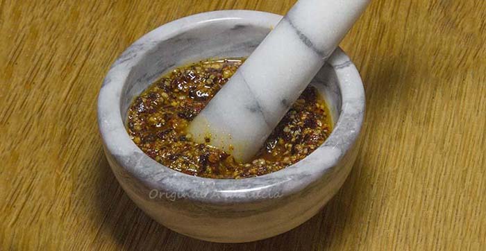 Spaanse saus van ñora pepers