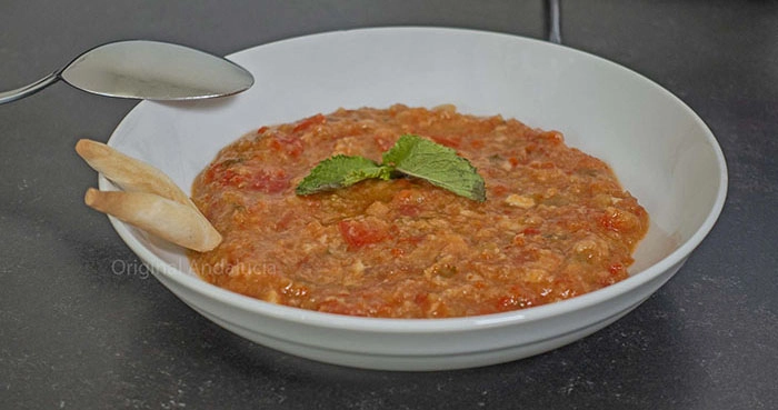 Tomatensoep Cadiz stijl