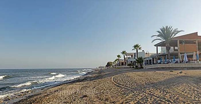 Het strand van Pozo de Esparto
