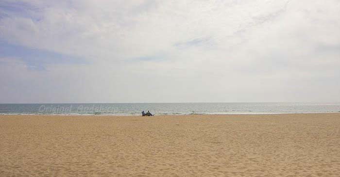 Het strand van La Costilla in Rota